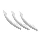 AUTSUPPL 3Pcs White Plastic Refrigerator Door Handle Replacement