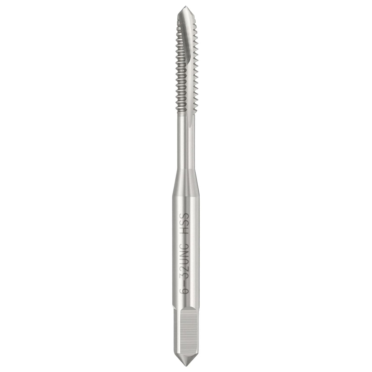 6-32 UNC Spiral Point Tap M2 High Speed Steel Polished Finish