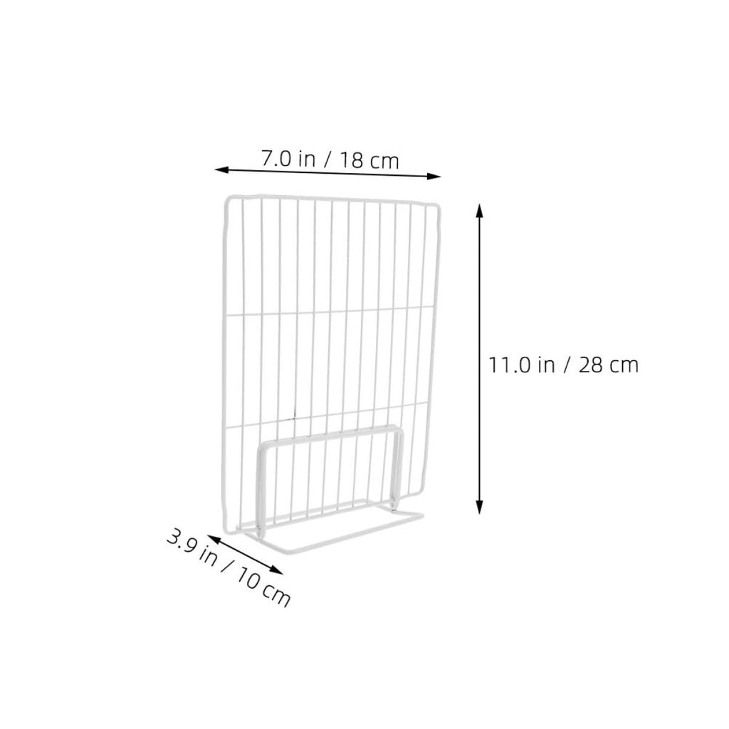 Fridge Divider Iron Mesh Standing Partition for Home Storage
