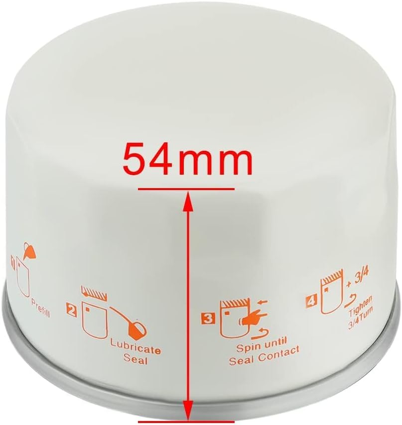 492932 Oil Filter for Brigs and Straton 492932S 696854 695396 John Deere AM125424 GY20577 LG492932S Kawasaki 49065-7007 49065-0721 (Pack of 2)