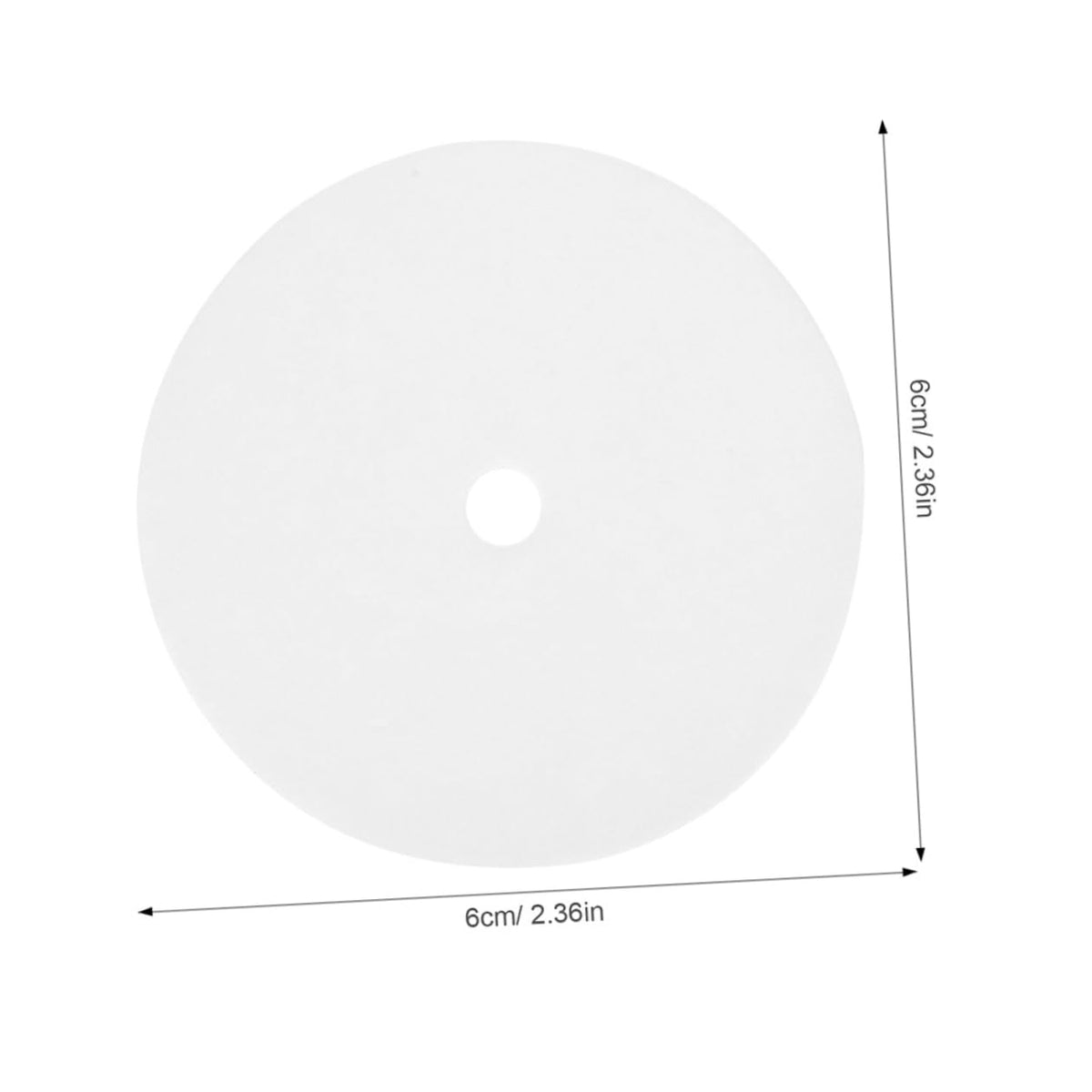 200Pcs Disposable Coffee Filter Paper for Drip Brewers, White round Screen