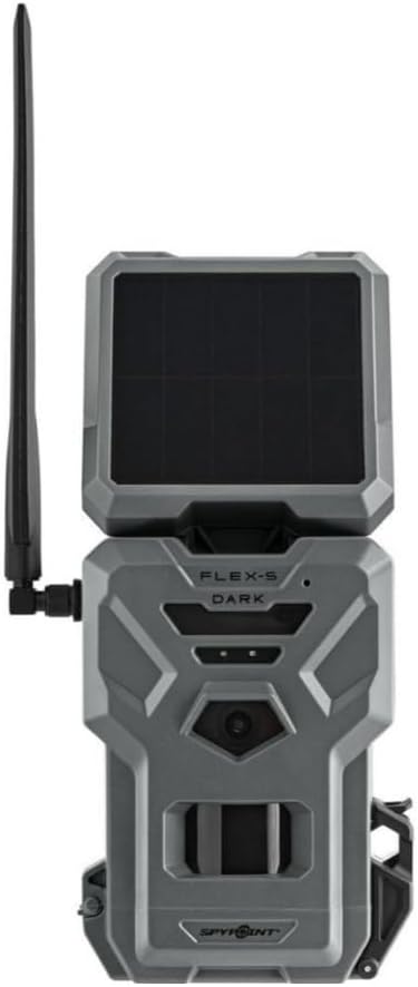 Flex-S-Dark Solar Cellular Trail Camera – Built-in Solar Panel, 40MP Photos, 1080p Videos + Sound, No-Glow Game