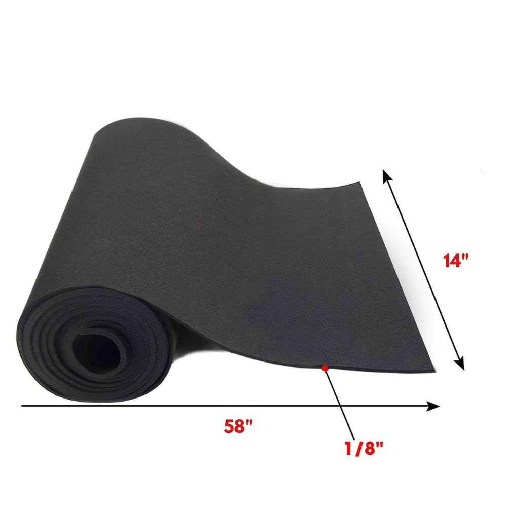 Neoprene Sponge Foam Rubber Sheet Roll, Perfect Cosplay Padding, DIY Project Sheet - Easy Cut Non-Adhesive