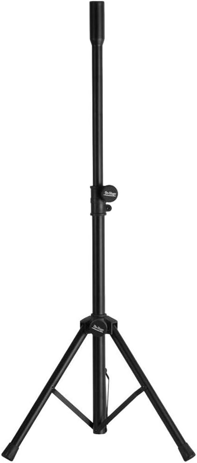 On-Stage SSAS7000B Mini Adjustable Speaker Stand (Folding, Portable, PA Loudspeaker Setup, Tripod Base, Nonslip
