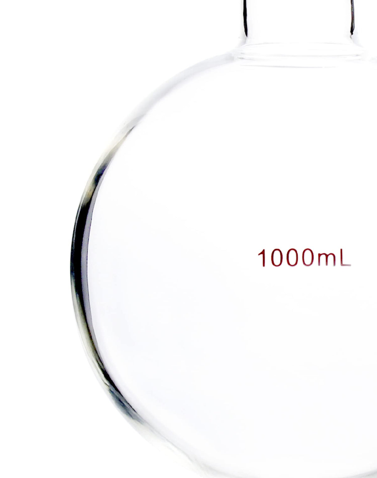 Boiling Flask, Single Neck Round Bottom, 24/40 Standard Taper Outer Joint, 1000ml