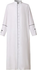 Men's Clergy Cassock Church Minister Robe Vestment for Pastor