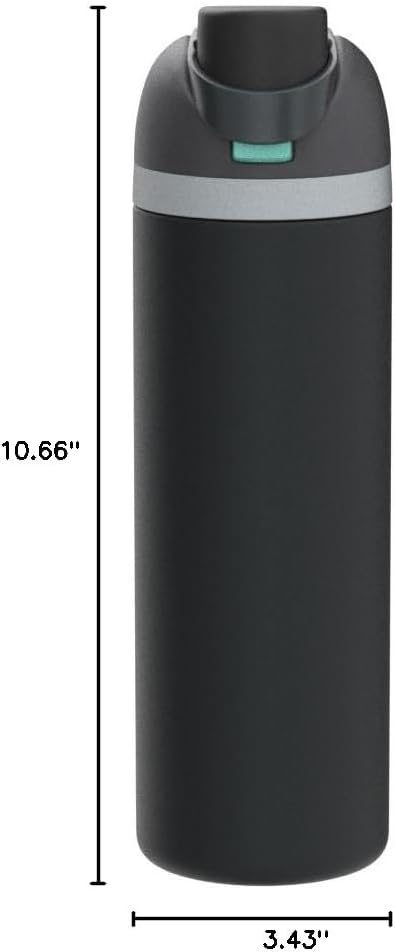 FreeSip Stainless Steel Water Bottle 32 oz Foggy Tide