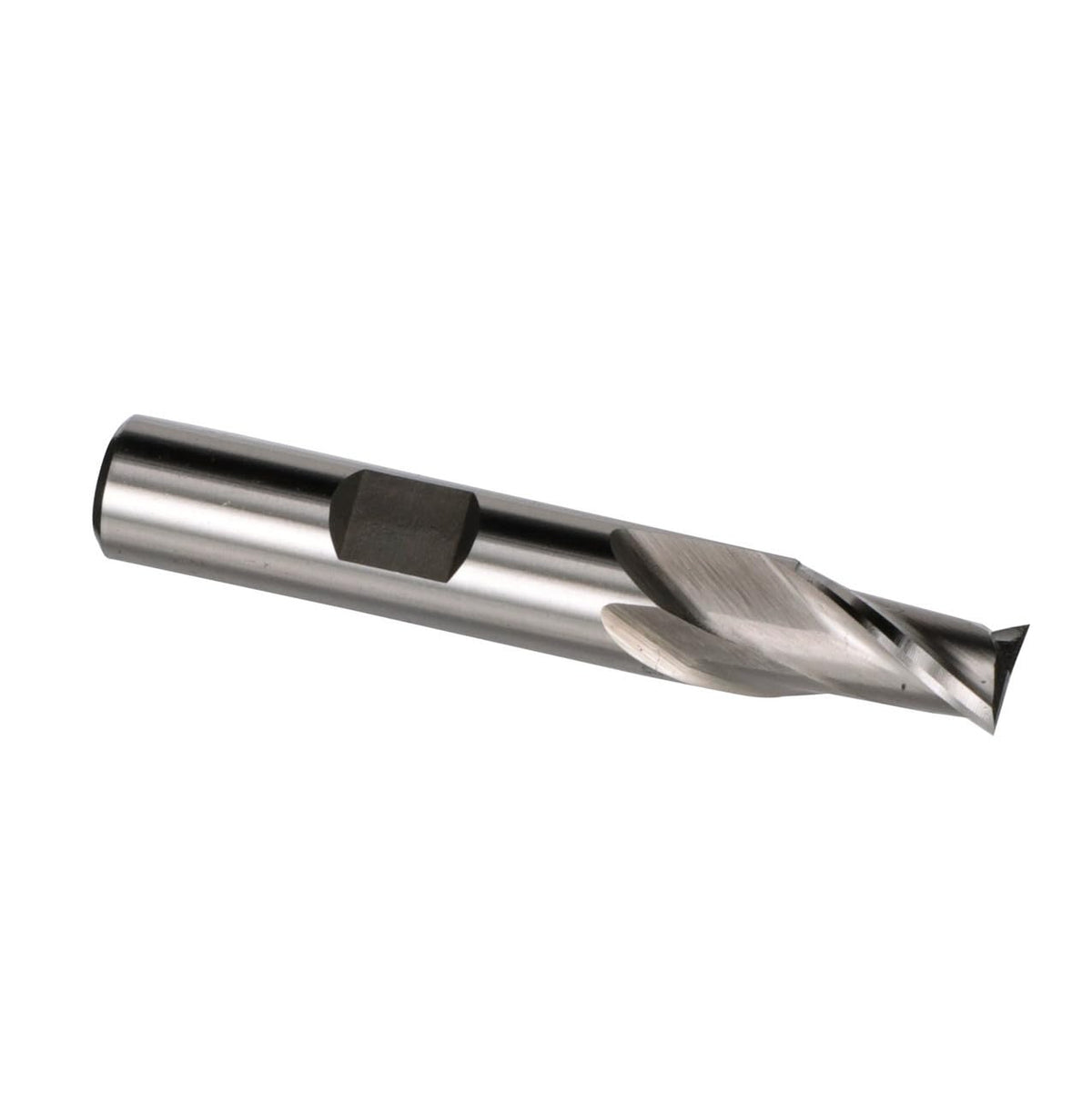 Drill America 5 Piece HSS End Mill Set, 1/8" - 1/2", 2 Flutes 3/8" Shank