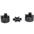 1" to 1-1/2" L110 3-Piece L-Jaw Coupling Set & Buna-N NBR Rubber Spider for Log Wood Splitter