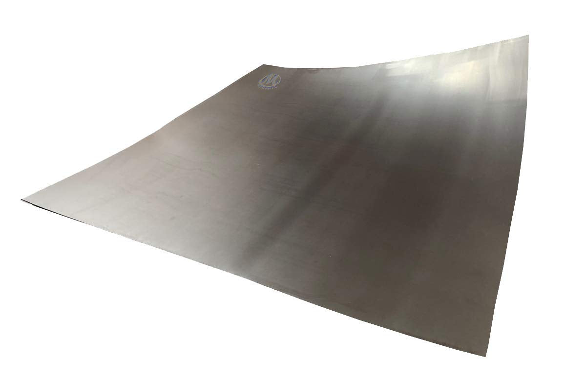 Flexible Graphite Sheet Gasket, Plain Homogenous, No Insert, 1/16" x 18" x 18", High Temperature Chemical Resistant