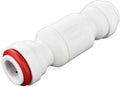 John Guest 3/8 Inch Imperial Single Check Valve, Push to Connect Plastic Plumbing Fitting, 3/8SCV-US