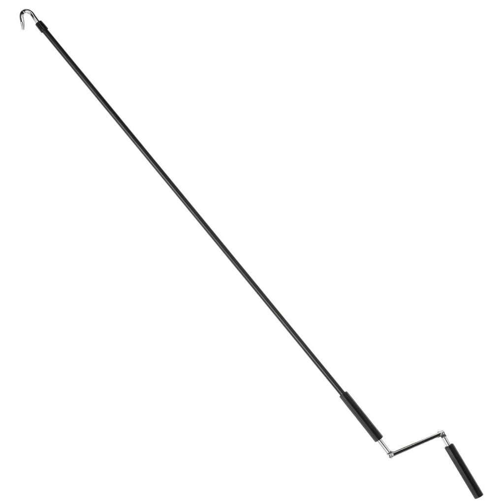 1 Pack Skylight Opener Pole Universal Shade Crank Wand, Black