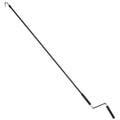 1 Pack Skylight Opener Pole Universal Shade Crank Wand, Black