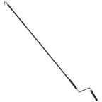 1 Pack Skylight Opener Pole Universal Shade Crank Wand, Black
