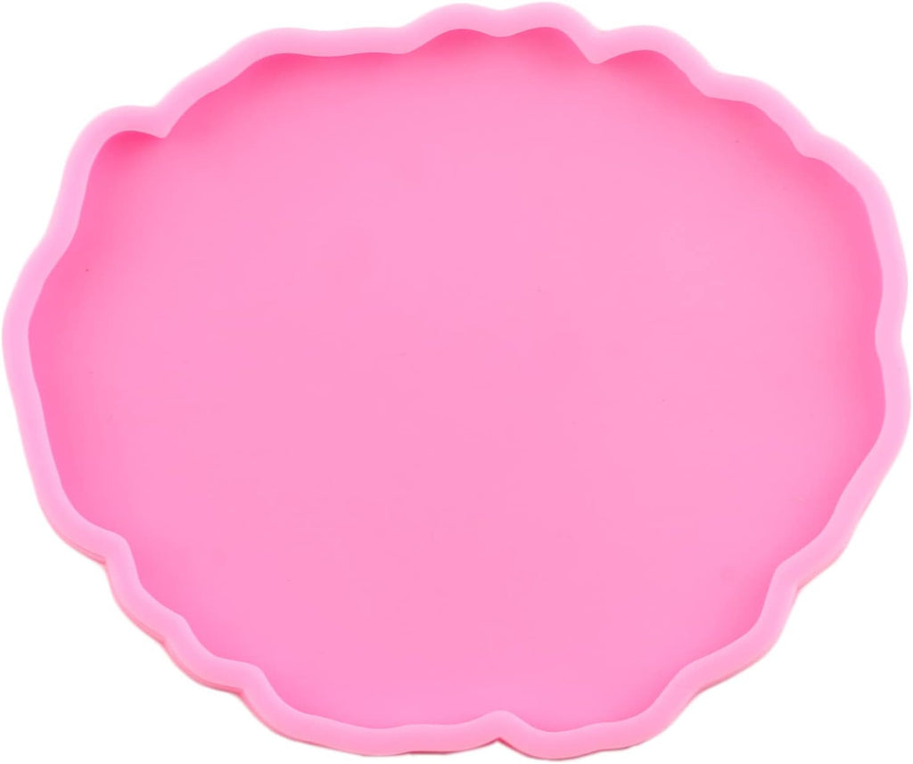 Silicone Coaster Mold Resin Coaster Molds Coaster Molds Set of 4 | Resin Casting Irregular Wave Shape Silicone Mold