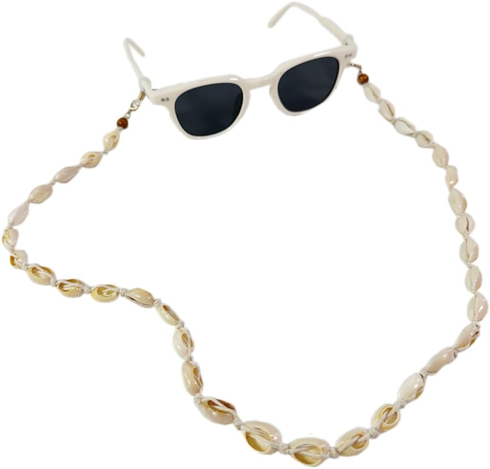Shell Eyeglass Chain sunglasses Holder Chain Women’s sunglasses strap eyewear Reading glass Necklace Lanyard