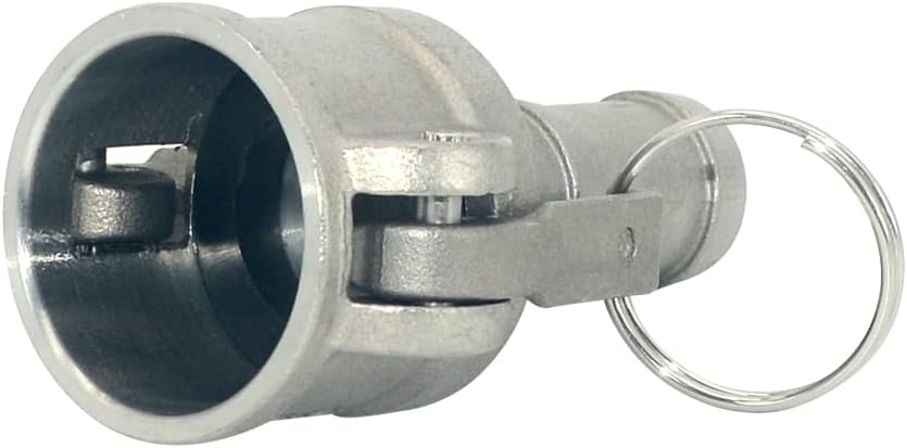 VARMHUS Hose Barb Fitting x 3/4"C Trash Pump Adapter Female Camlock,Stainless Steel 316