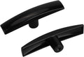 Black Aluminum RV T Handle Gate Valve Grey (Pack of 2)