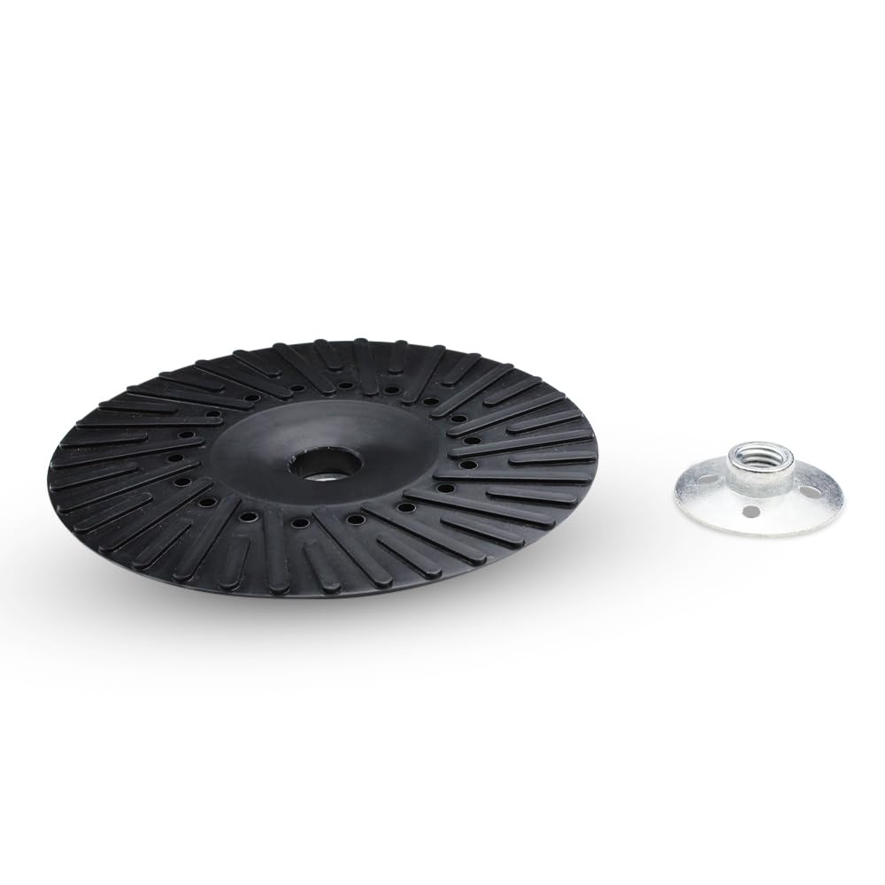 BHA 7 Inch Backing Pad for Fiber Discs, 5/8-11 Thread, Angle Grinder