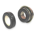 Shaft Seal,5/8 in, Buna, Carbon, Ceramic