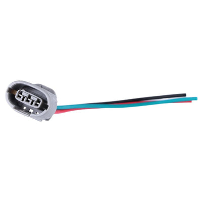 RAREELECTRICAL 3 Wire Alternator Regulator Plug Harness Compatible with