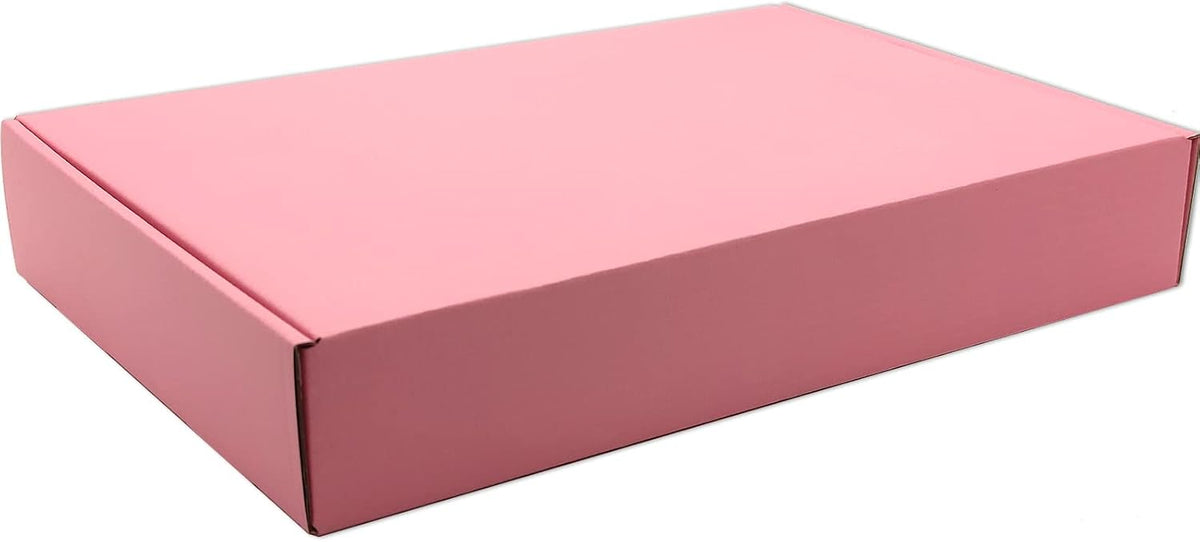 11x8x2 Shipping Boxes Pink Mailer Corrugated Cardboard Box Set of 25