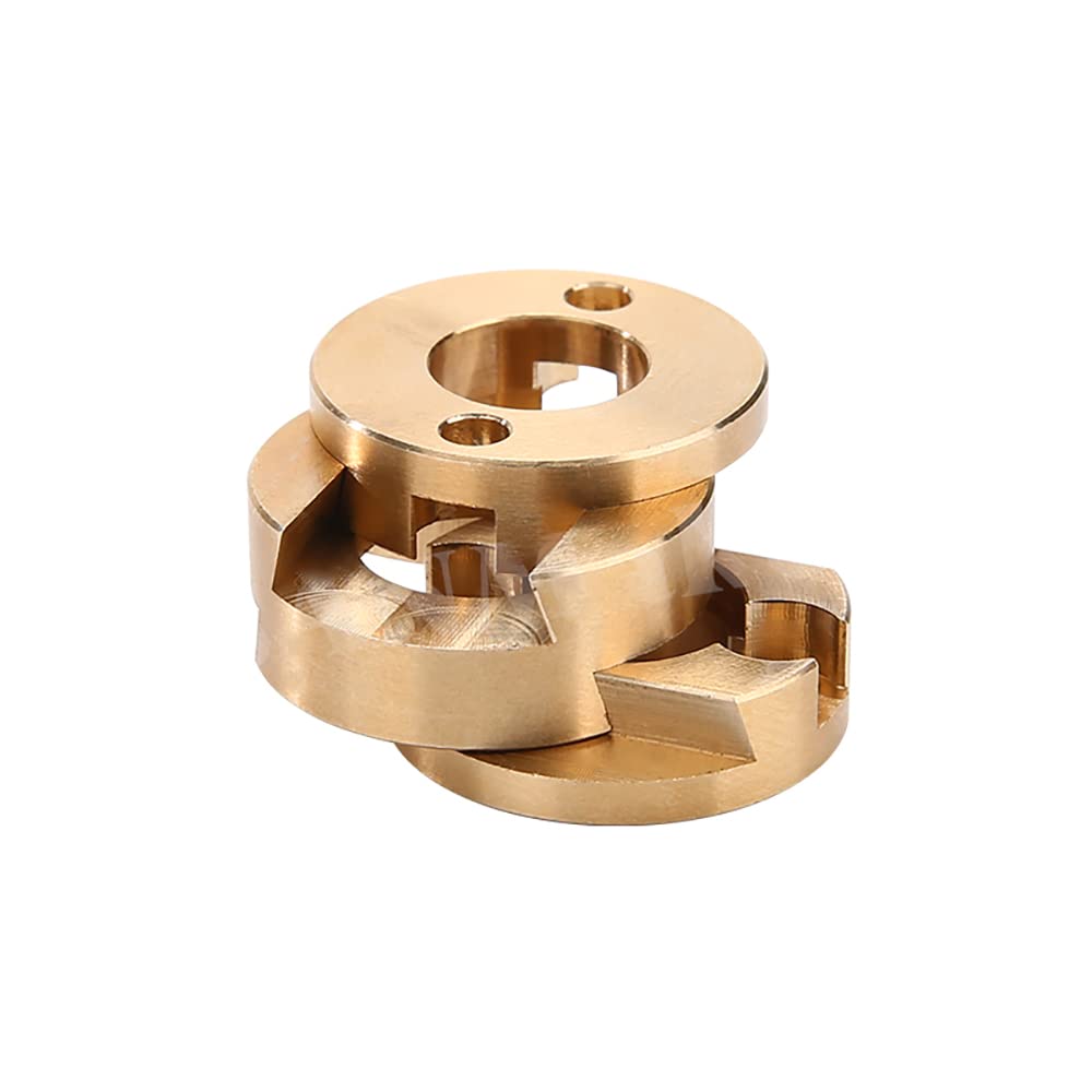 2-Pack Oldham Coupling Couplers Compatible with BLV and Other 3D Printer Z axis T8 Lead Screw Hotbed (Oldham Coupling)