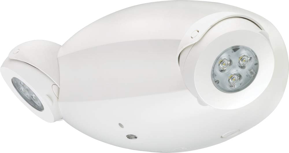 Lithonia Lighting Quantum LED Emergency Light, 2 Adjustable Heads, UVOLT