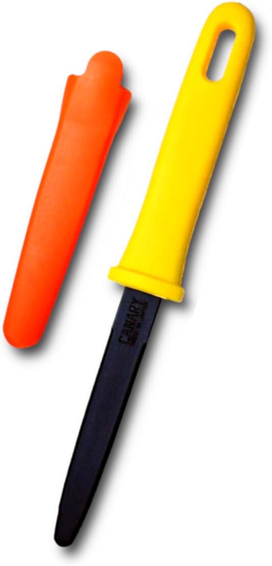 Cardboard Cutter with Sheath - 7.5" Box Opener Utility Knife with Non-Stick Coated Blade for Breaking Down Boxes &