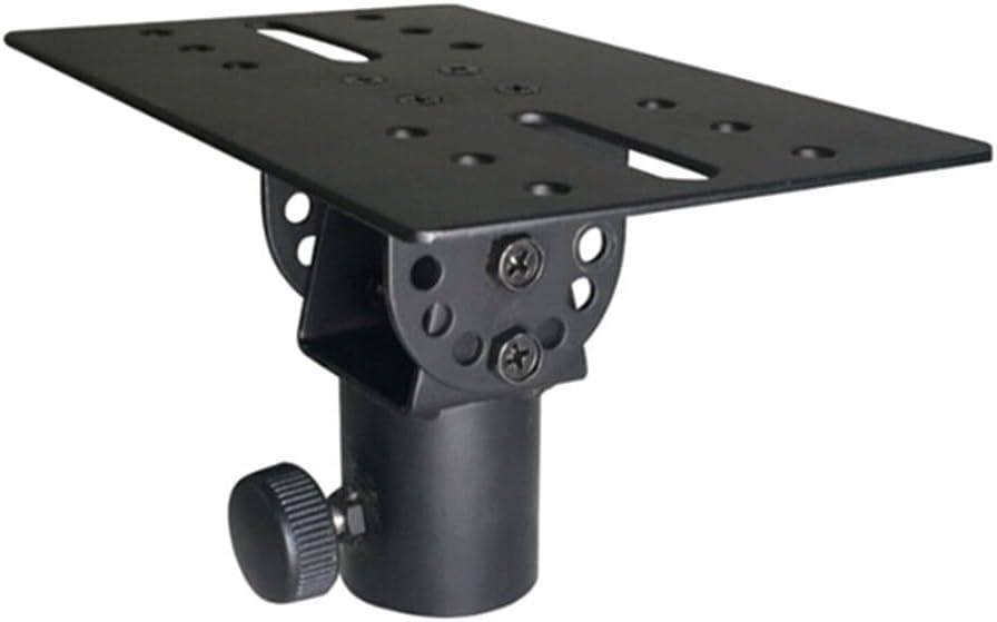 Rotatable 35mm Metal Mount Tripod Pole DJ Speaker Stand Adapter Top Cap, 175x110mm