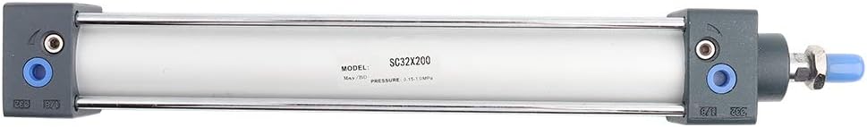 Pneumatic Air Cylinder, 32mm Bore 200mm Stroke Double Acting