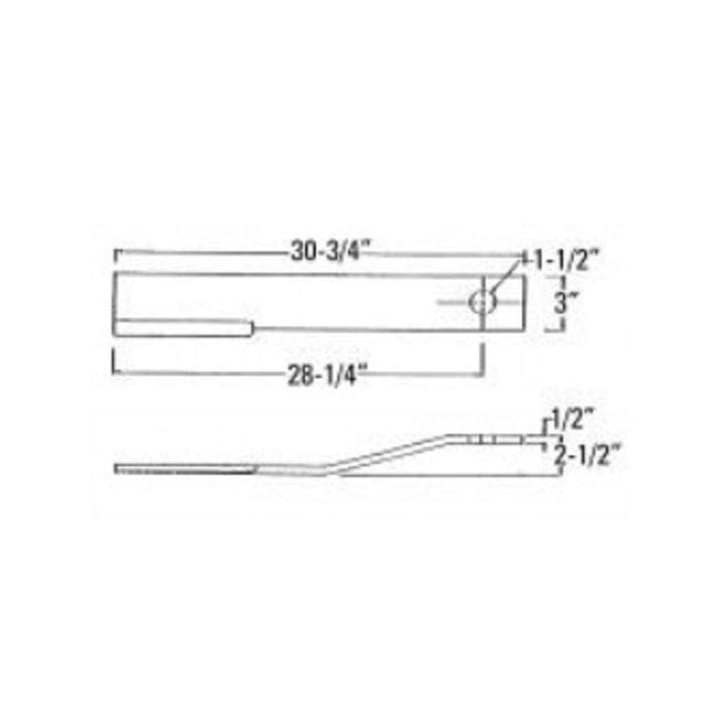 Rotary Cutter Blade Fits Bush Hog SQ72 Replaces OEM Part Number 67327