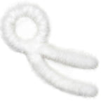 White 22G Marabou Feather Boa,2 Yards Boa for Crafting