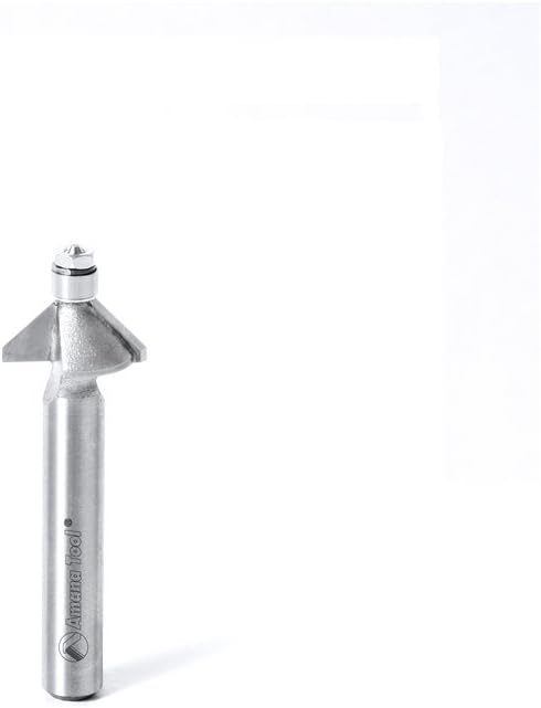 Amana Tool - MR0108 Carbide Tipped Miniature Chamfer 45° x 9/16 Dia x 1/4