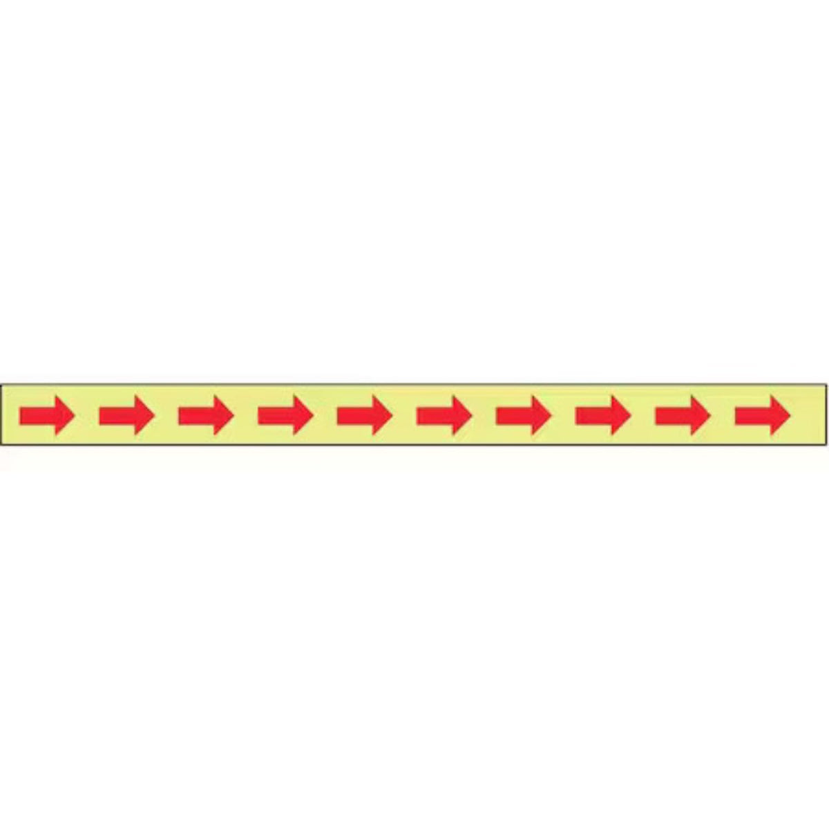 Floor Marking Tape, No Legend, Red, Yellow, 3 In W., 10 Mil Thickness