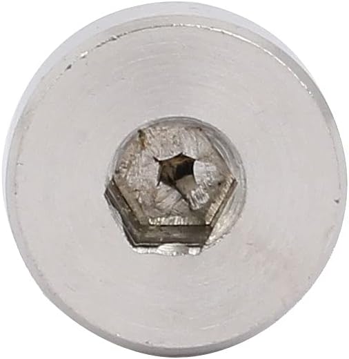 uxcell 304 Stainless Steel Hex Socket Shoulder Bolt 10mm Shoulder Dia 18mm Shoulder Length M8 Thread 5pcs