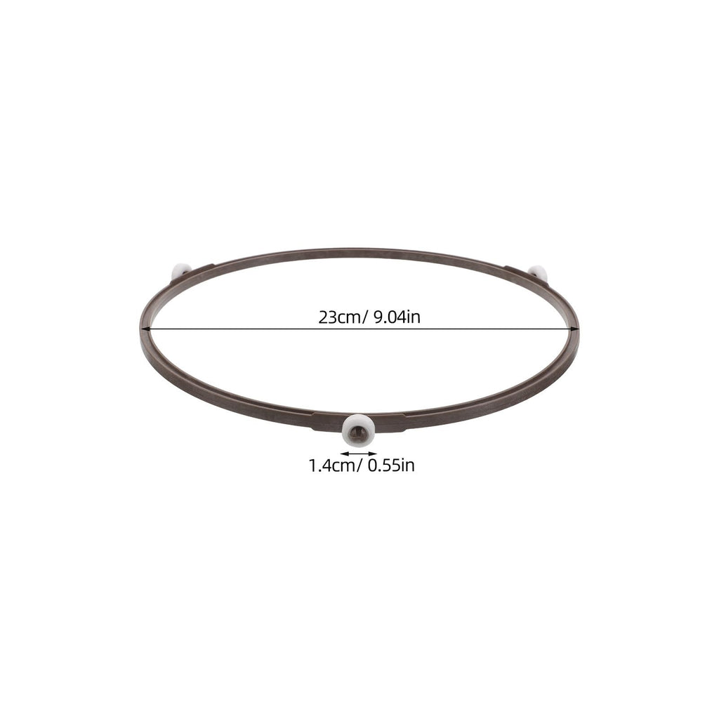 IDEANATEGRATE Microwave Turntable Roller Ring Glass Turntable Plate Tray Support Holder 23cm Replacement Inner Ring for Microwave Oven Accessories