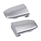2 x Front Door Handle Lock Cylinder Cover Compatible with 2015-2019 Cadillac Escalade Chrome