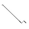 1 Pack Skylight Opener Pole Universal Shade Crank Wand, Brown