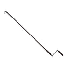 1 Pack Skylight Opener Pole Universal Shade Crank Wand, Brown