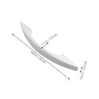 AUTSUPPL 3Pcs White Plastic Refrigerator Door Handle Replacement
