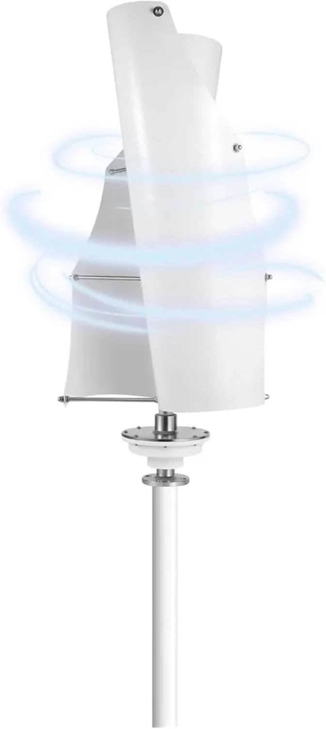 12V 400W Vertical Axis Wind Turbine Generator Kit MPPT Controller | Converts wind energy into electrical power for