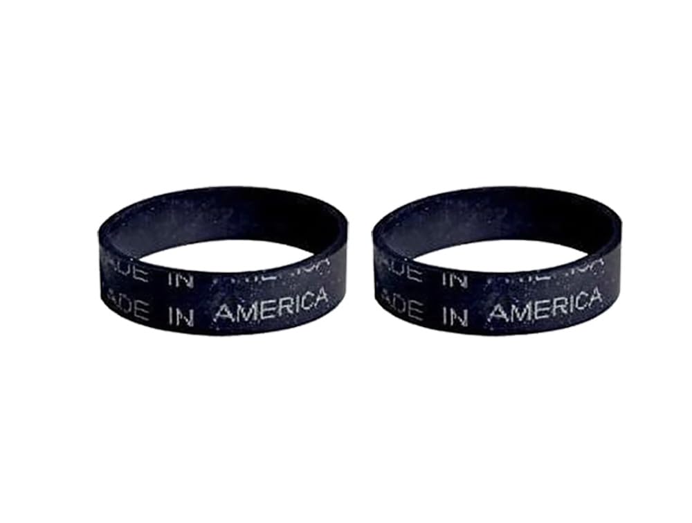 2-Pack Replacement Vacuum Belt Style 1 Compatible with Dirt Devil or Royal Hand Vacuum Belts
