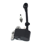Yeory Lawn Mower Ignition Coil Module Mower Ignition Coil Module with Spark Plug Compatible with Mcculloch Eager Beaver Pro Titan 2PCS, STYLE 1
