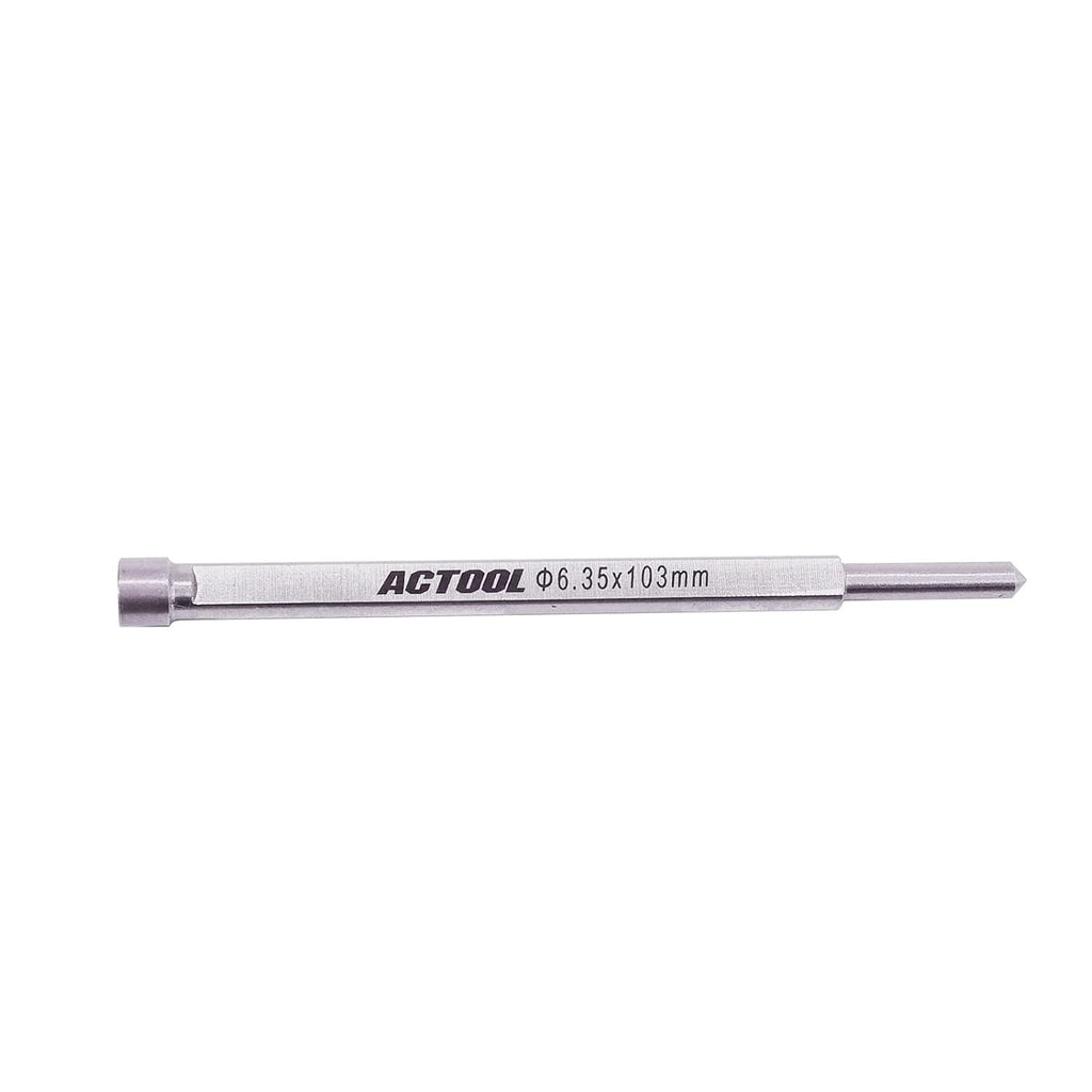 Pilot Pin 6.35x103mm for 2'' Cutting Depth HSS Annular Cutter with 3/4'' Weldon Shank