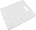 Reusable 1600g Ice Pack, White Plastic Cooling Sheet for Coolers