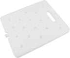 Reusable 1600g Ice Pack, White Plastic Cooling Sheet for Coolers