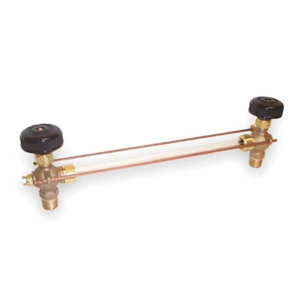 Water Gauge,Pipe Size 1/2 in,MNPT