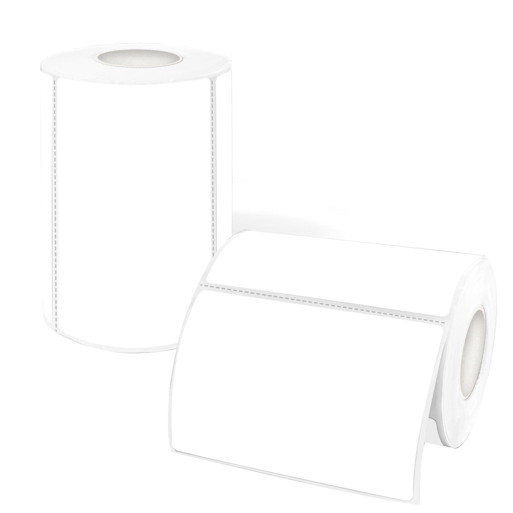 2×3 Inch White Removable Thermal Labels,Waterproof Thermal Label (300 Sheets per Roll,2 Rolls)