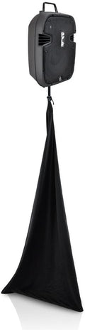 Universal Lighting Tripod Stand Scrim - Dj Light Speaker Stand Skirt Tripod Scrim Cover w/Hook and Loop Stretchable